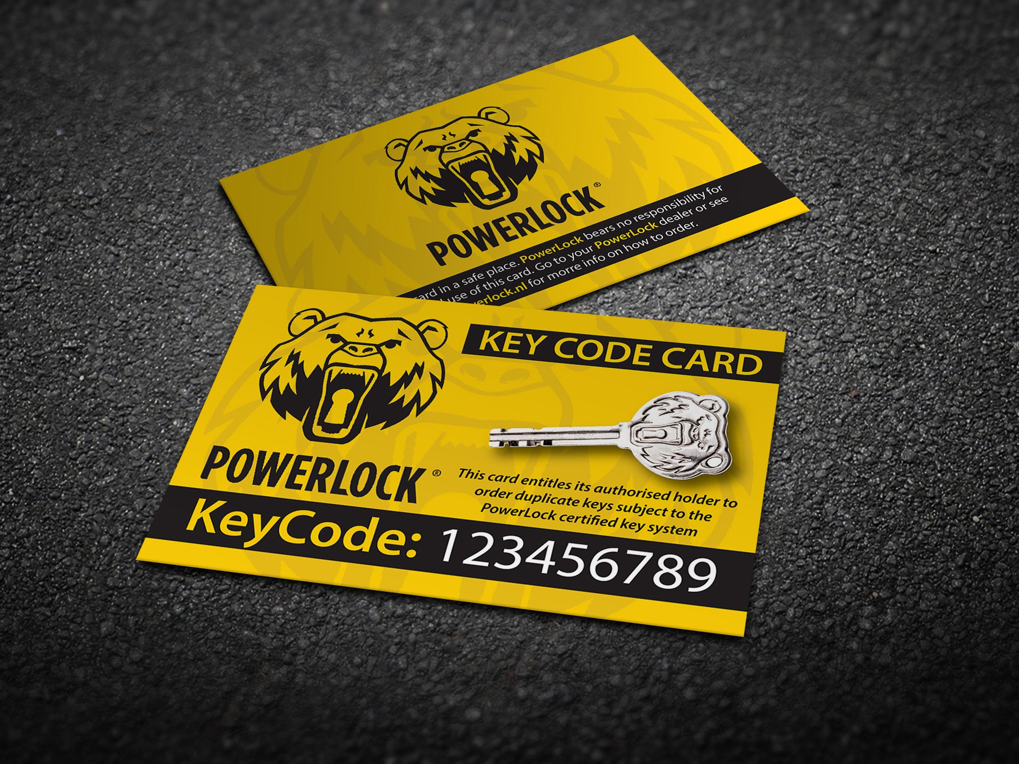 PowerLock Security Cards